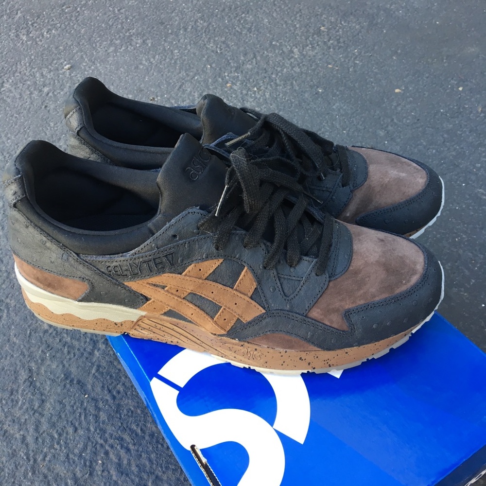 ASICS Gel Lyte V Black/Brown size 13